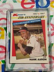 Hank Aaron #1 Baseball Cards 1987 Kmart Prices