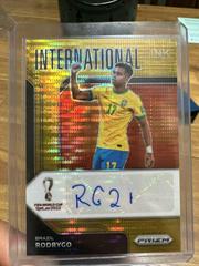 Rodrygo  [Gold Prizm] Soccer Cards 2022 Panini Prizm World Cup International Ink Autograph Prices