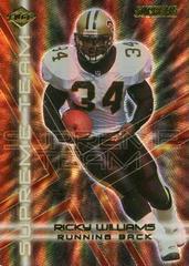 Ricky Williams Football Cards 2000 Collector's Edge Supreme Team Prices