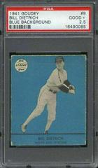 Bill Dietrich [Blue Background] #9 Baseball Cards 1941 Goudey Prices