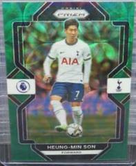 Heung Min Son [Choice Green] #291 Soccer Cards 2022 Panini Prizm Premier League Prices