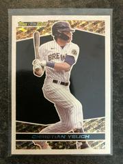 Christian Yelich Baseball Cards 2021 Topps Update Black Gold Prices
