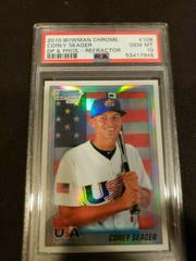 Corey Seager [Refractor] #108 Baseball Cards 2010 Bowman Chrome Draft Picks & Prospects Prices