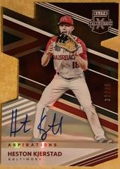 Heston Kjerstad [Aspirations Die Cut Signature] #2 Baseball Cards 2020 Panini Elite Extra Edition Prices