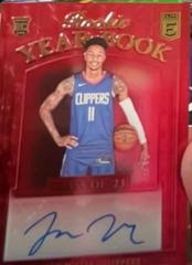 Jordan Miller [Red] #5 Basketball Cards 2023 Donruss Elite Rookie Yearbook Autograph Prices