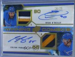 Ryan O'Reilly, Colton Parayko [Autograph Premium] #WC-ROCP Hockey Cards 2021 SPx Winning Combos Prices