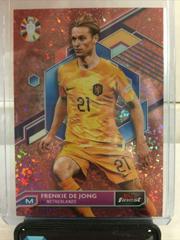 Frenkie de Jong [Rose Gold Mini-Diamonds Refractor] #51 Soccer Cards 2023 Topps Finest Road to UEFA EURO Prices