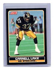 Carnell Lake Football Cards 1990 Panini Score Young Superstars Prices