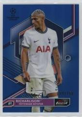 Richarlison [Blue] #147 Soccer Cards 2022 Topps Finest UEFA Club Competitions Prices