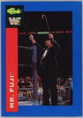 Mr. Fuji Wrestling Cards 1991 Classic WWF Prices