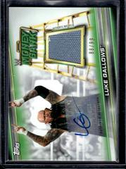 Luke Gallows Wrestling Cards 2019 Topps WWE Money in the Bank Mat Relic Autographs Prices
