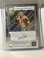 Carmelo Hayes #29 Wrestling Cards 2023 Donruss Elite WWE New Breed Autograph Prices