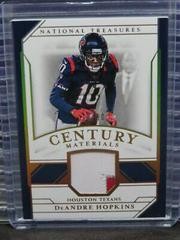 DeAndre Hopkins [Holo Gold] Football Cards 2018 National Treasures Century Materials Prices