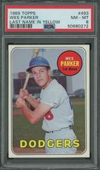 Wes Parker [Last Name in Yellow] #493 Baseball Cards 1969 Topps Prices