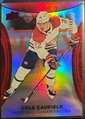 Cole Caufield [Red] #2 Hockey Cards 2022 Upper Deck Trilogy Prices