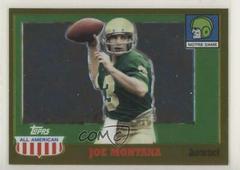 Joe Montana [Gold Chrome] #8 Football Cards 2005 Topps All American Prices