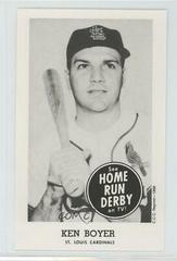 Ken Boyer Baseball Cards 1959 Home Run Derby Prices