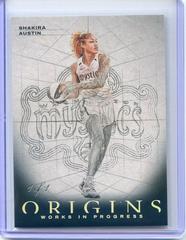 Shakira Austin [Black] #11 Basketball Cards 2023 Panini Origins WNBA Works in Progress Prices