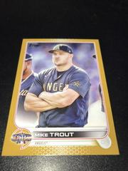 Mike Trout [Gold] #ASG-1 Baseball Cards 2022 Topps Update All Star Game Prices