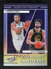 Stephen Curry, Klay Thompson #6 Basketball Cards 2021 Panini Contenders Optic Legendary Tandems Prices