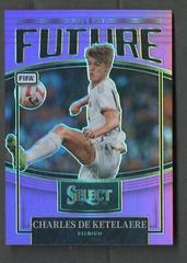 Charles De Ketelaere [Pink] #23 Soccer Cards 2022 Panini Select FIFA Future Prices