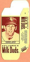 Tommy John #23 Baseball Cards 1971 Milk Duds Complete Box Prices