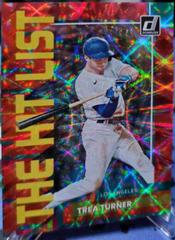 Trea Turner [Red] #THL-1 Baseball Cards 2022 Panini Donruss The Hit List Prices