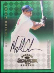 Michael Coleman Baseball Cards 1998 Donruss Signature Millennium Marks Prices