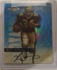 Ricky Williams [Autograph Power Blue] #152 Football Cards 1999 Playoff Contenders Prices