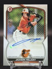 Jackson Holliday #PPA-JH Baseball Cards 2023 Bowman Paper Prospect Autographs Prices