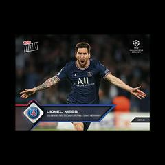 Lionel Messi Soccer Cards 2021 Topps Now UEFA Champions League Prices