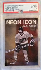 Claude Giroux [Gold] Hockey Cards 2021 Skybox Metal Universe Neon Icon Prices