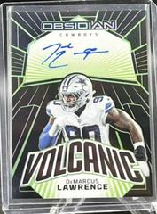 DeMarcus Lawrence [Electric Etch Green] #4 Football Cards 2023 Panini Obsidian Volcanic Signature Prices