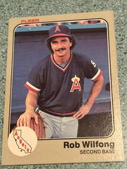 Rob Wilfong #101 Baseball Cards 1983 Fleer Prices