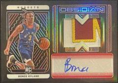Bones Hyland [Jersey Autograph Red] #221 Basketball Cards 2021 Panini Obsidian Prices