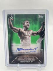 Booker T [Green] Wrestling Cards 2021 Topps WWE Undisputed Grand Slam Champions Autographs Prices