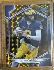JJ McCarthy [Gold] #6 Football Cards 2023 Bowman's Best University Prices