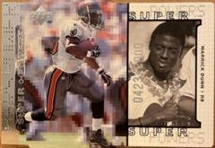 Warrick Dunn [Silver Die Cut] #S28 Football Cards 1998 Upper Deck Super Powers Prices