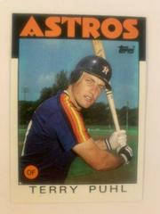 Terry Puhl #763 Baseball Cards 1986 Topps Prices
