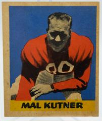 Mal Kutner #32 Football Cards 1949 Leaf Prices