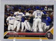 Texas Rangers [Gold] Baseball Cards 2023 Topps Now World Series Champions Prices