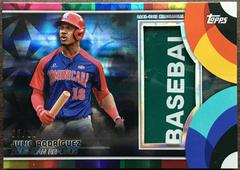 Julio Rodriguez [Black Difractor] #59 Baseball Cards 2023 Topps World Classic Prices