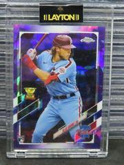 Alec Bohm [Purple] #277 Baseball Cards 2021 Topps Chrome Sapphire Prices
