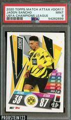 Jadon Sancho #DOR17 Soccer Cards 2020 Topps Match Attax UEFA Champions League Prices