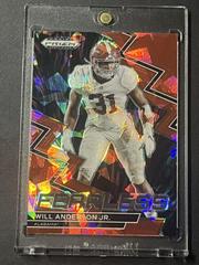 Will Anderson Jr. [Red Ice] #F-1 Football Cards 2023 Panini Prizm Draft Picks Fearless Prices