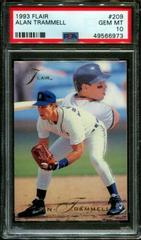 Alan Trammell #209 Baseball Cards 1993 Flair Prices