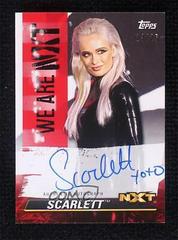 Scarlett [Red] Wrestling Cards 2021 Topps WWE We Are NXT Autographs Prices