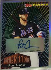Pete Alonso Baseball Cards 2022 Topps Finest 1994 Cornerstones Autographs Prices