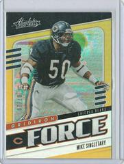 Mike Singletary [Spectrum Gold] #5 Football Cards 2019 Panini Absolute Gridiron Force Prices
