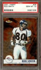 Rod Smith #29 Football Cards 2001 Topps Finest Prices